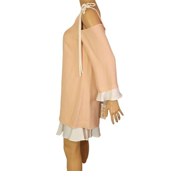 Nanette Lepore Cold Shoulder Shift Dress (size 6) - Picture 4 of 10